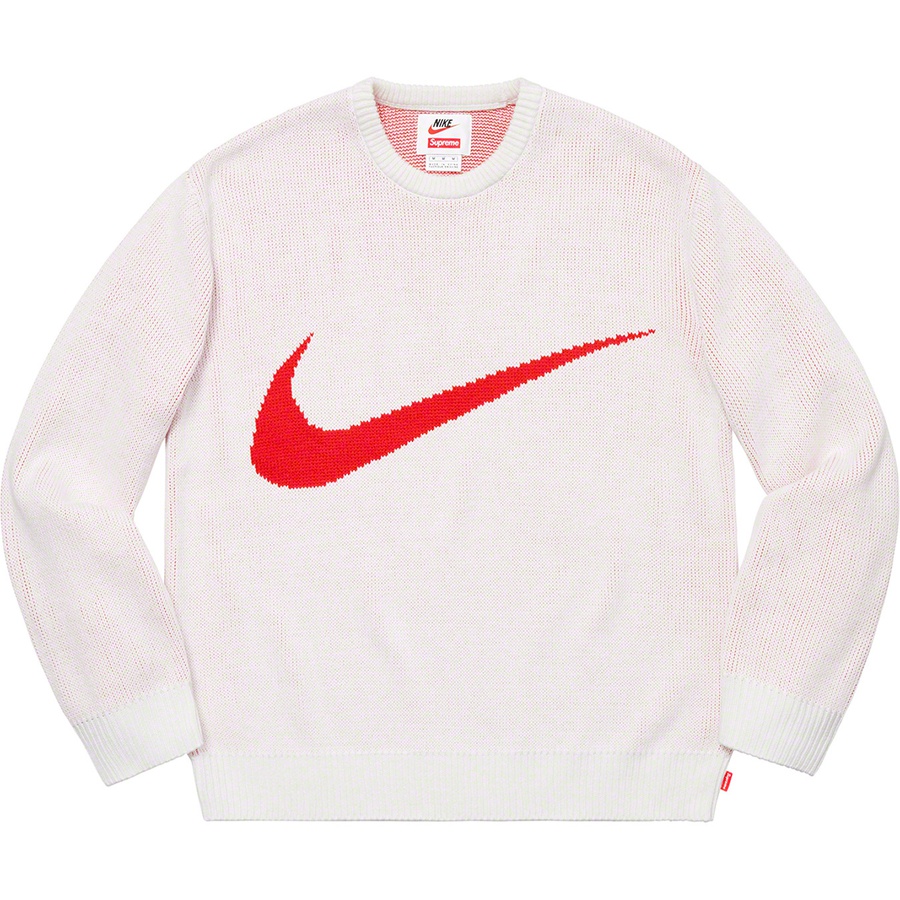 Supreme®/Nike® Swoosh Sweater White