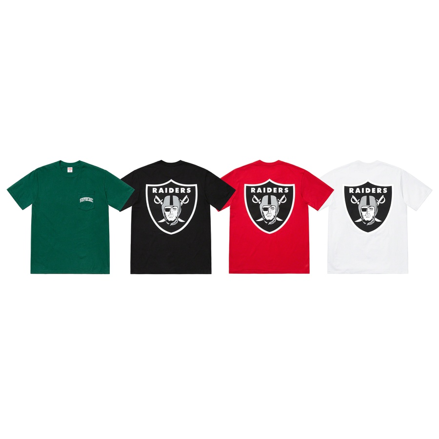 販売公式Supreme NFL Raiders pocket tee Tシャツ/カットソー(半袖/袖なし)