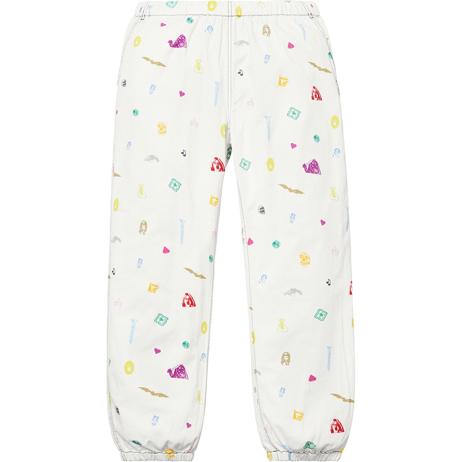 Details on Deep Space Skate Pant White from spring summer
                                                    2019 (Price is $138)