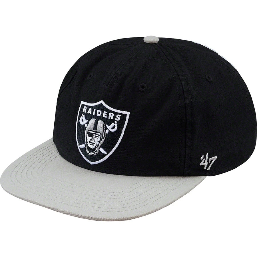 Details on Supreme NFL Raiders '47 5-Panel Black from spring summer
                                                    2019 (Price is $44)