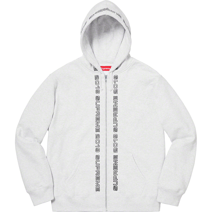 Details on Topline Zip Up Sweatshirt Ash Grey from spring summer
                                                    2019 (Price is $168)