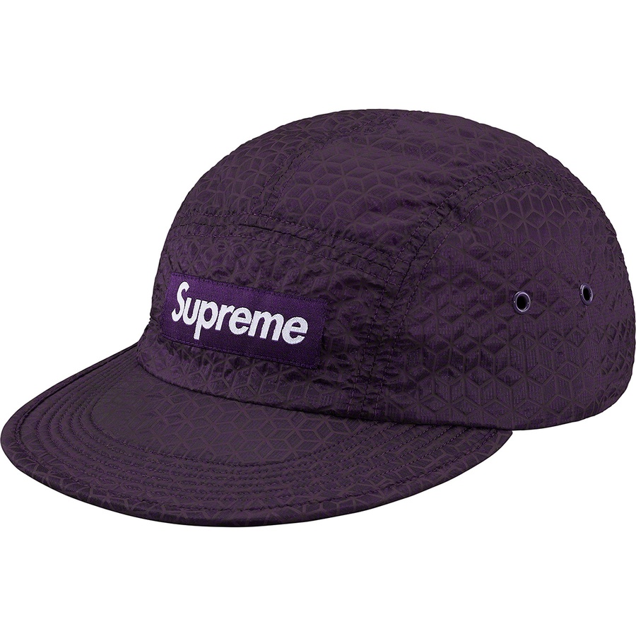 Details on Geometric Ripstop Camp Cap Purple from spring summer
                                                    2019 (Price is $48)