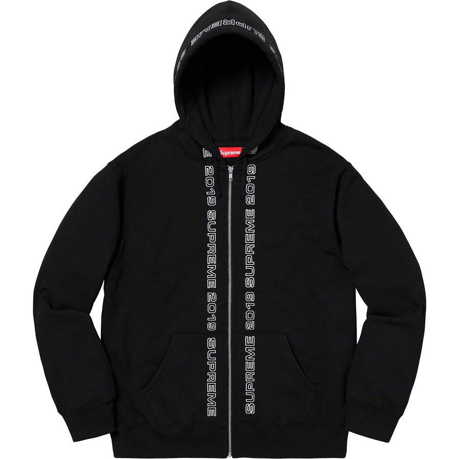Details on Topline Zip Up Sweatshirt Black from spring summer
                                                    2019 (Price is $168)