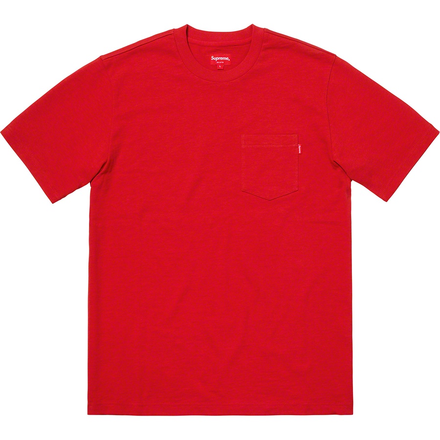 Details on S S Pocket Tee Red from spring summer
                                                    2019 (Price is $62)