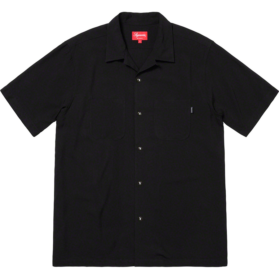 Details on Supreme Playboy© Rayon S S Shirt Black from spring summer
                                                    2019 (Price is $148)