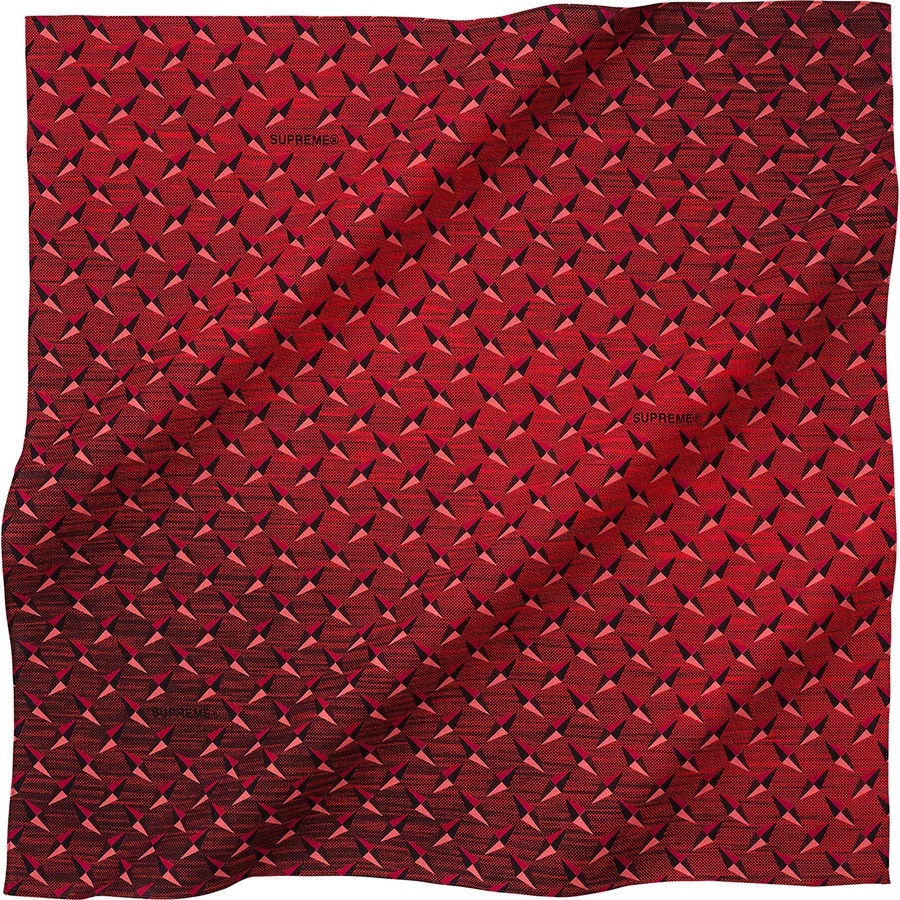 Details on Diamond Plate Bandana Red from spring summer
                                                    2019 (Price is $20)