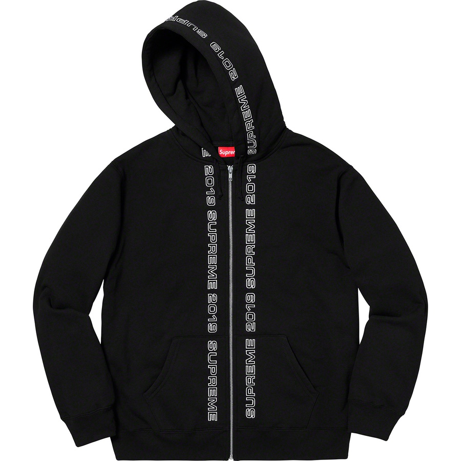 Details on Topline Zip Up Sweatshirt Black from spring summer
                                                    2019 (Price is $168)