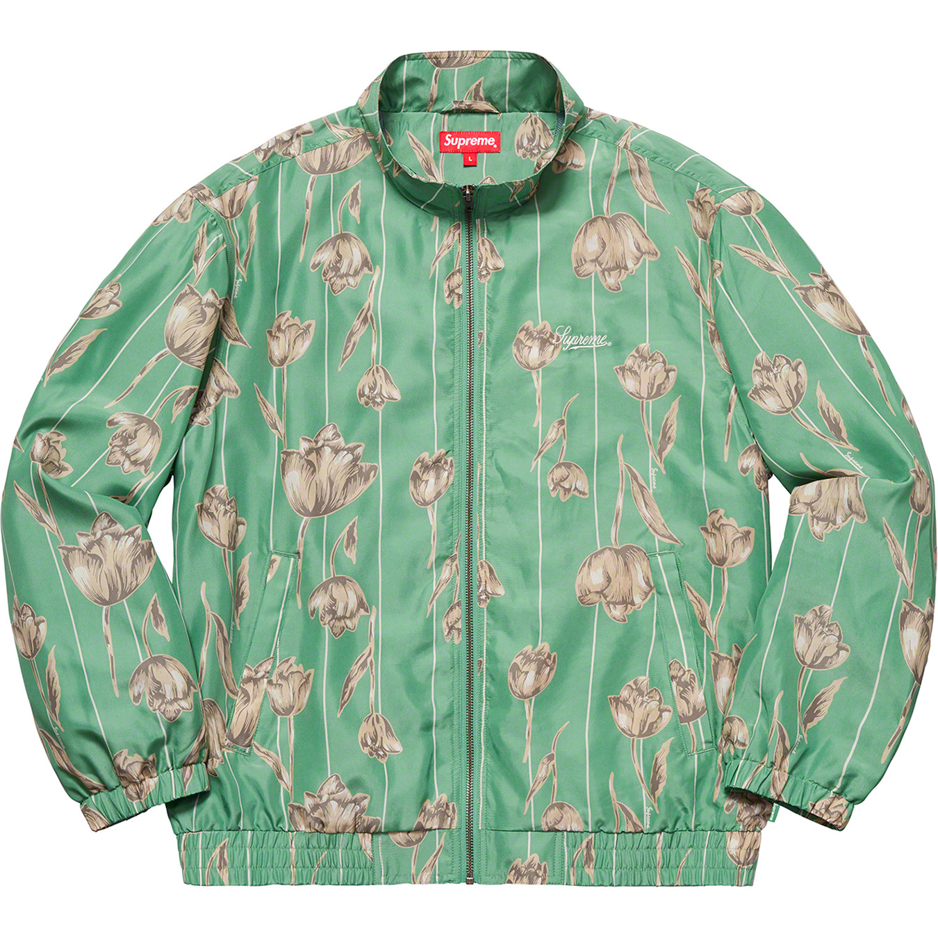 SUPREME Floral Silk Track Jacket XL-