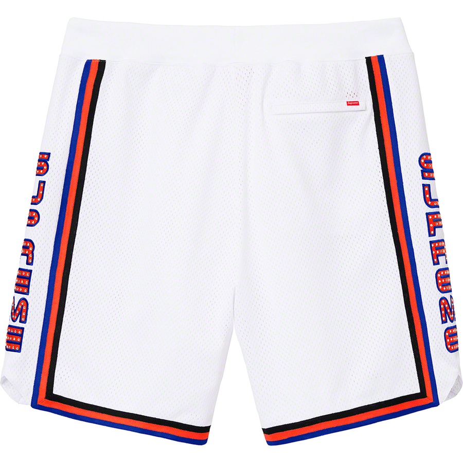 Details on Rhinestone Basketball Short White from spring summer
                                                    2019 (Price is $110)