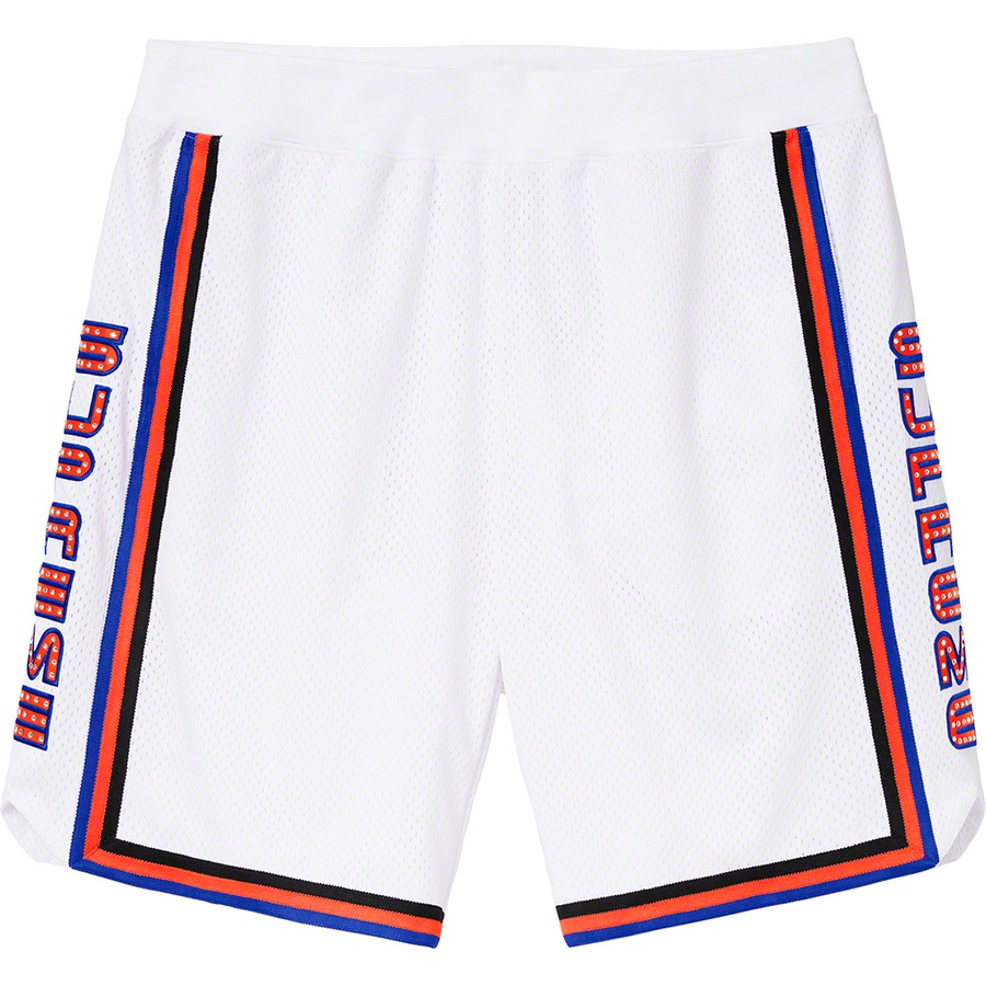 Details on Rhinestone Basketball Short White from spring summer
                                                    2019 (Price is $110)