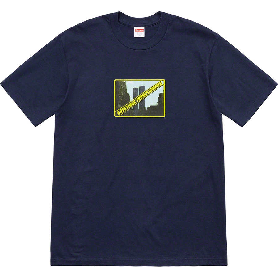 Details on Greetings Tee Navy from spring summer
                                                    2019 (Price is $38)