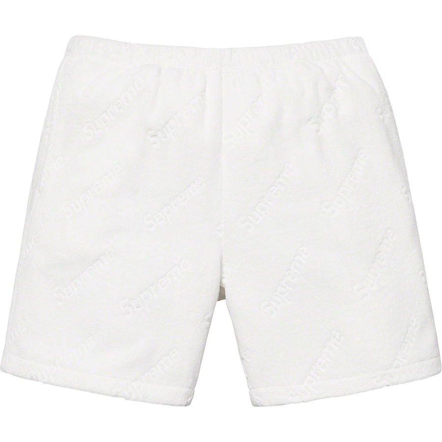 Details on Terry Jacquard Logo Short White from spring summer
                                                    2019 (Price is $118)