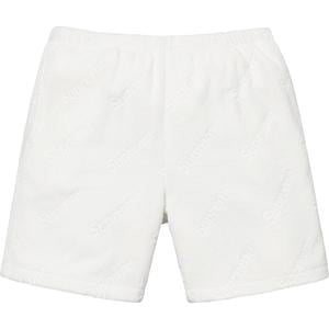 terry jacquard logo short