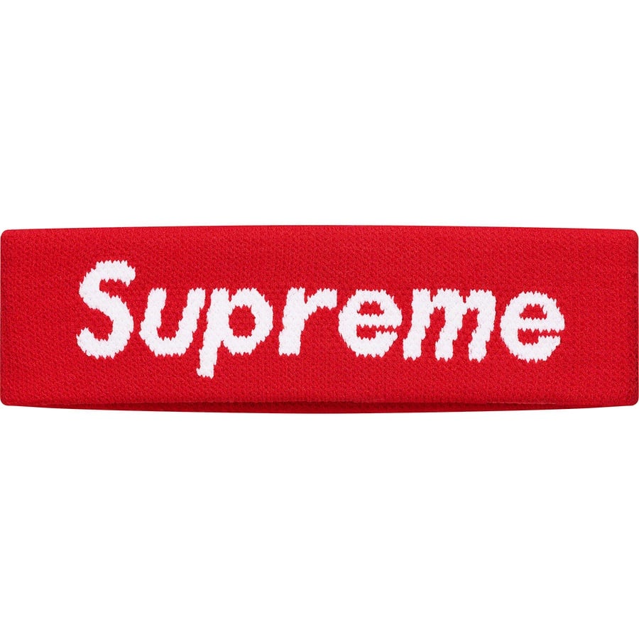 Details on Supreme Nike NBA Headband Red from spring summer
                                                    2019 (Price is $30)