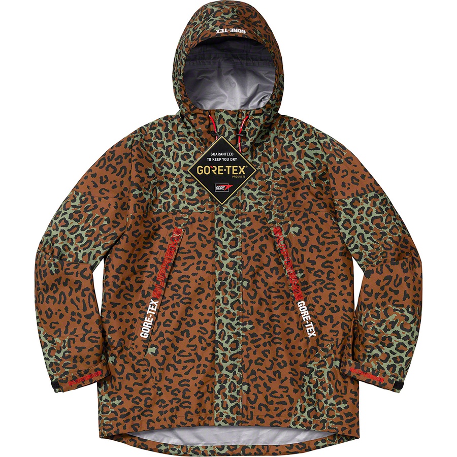 Details on GORE-TEX Taped Seam Jacket Leopard from fall winter
                                                    2019 (Price is $398)