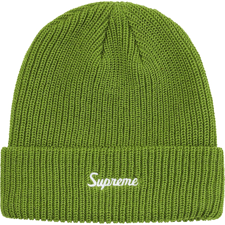 Details on Loose Gauge Beanie Light Olive from fall winter
                                                    2019 (Price is $34)