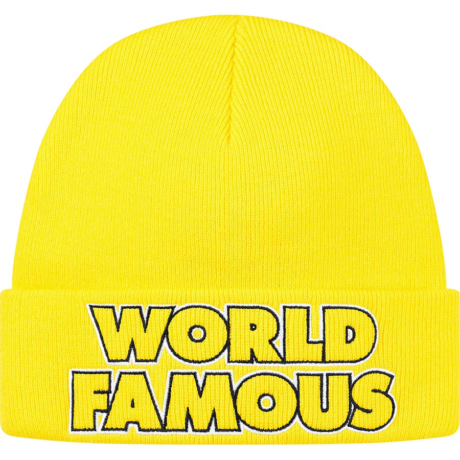 Details on Outline Beanie Bright Yellow from fall winter
                                                    2019 (Price is $36)