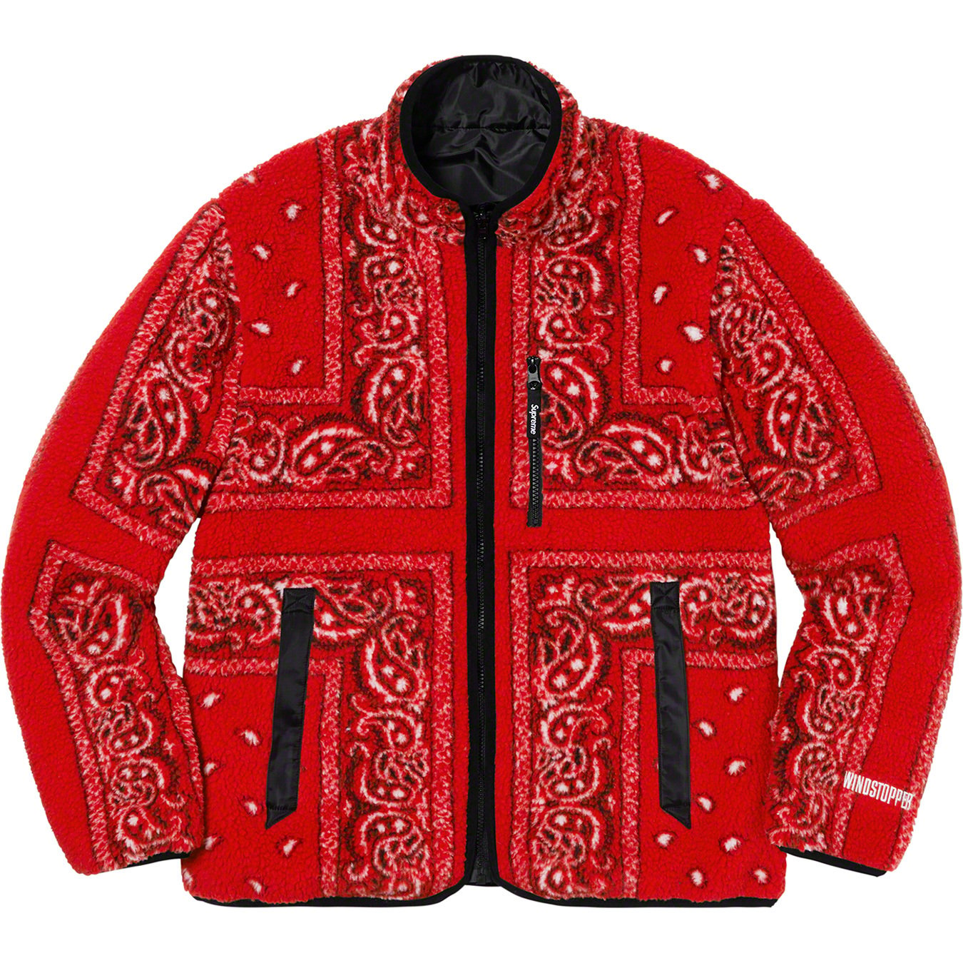 Reversible Bandana Fleece Jacket - fall winter 2019 - Supreme