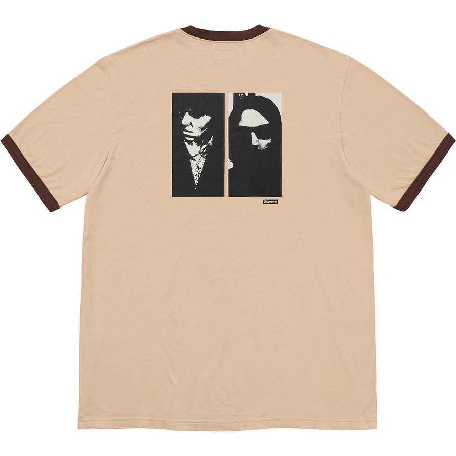 Details on Supreme The Velvet Underground Ringer Tee Tan from fall winter
                                                    2019 (Price is $98)