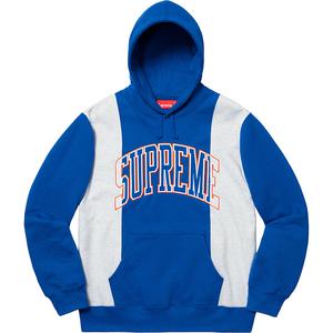 supreme paneled arc hooded sweatshirt