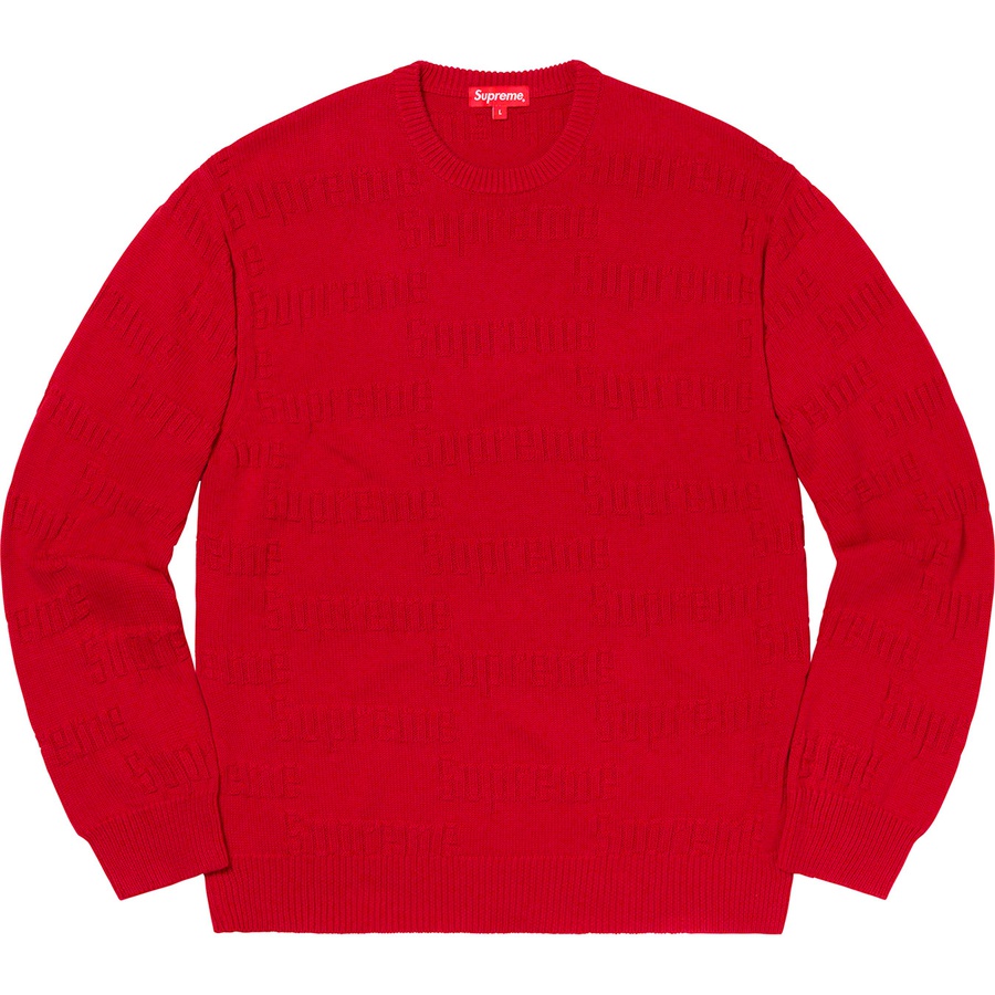 Raised Logo Sweater - fall winter 2019 - Supreme