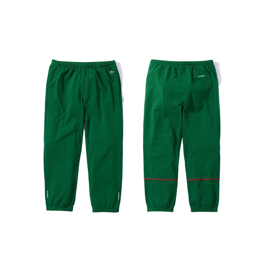 Details on Supreme LACOSTE Pique Pant None from fall winter
                                                    2019 (Price is $148)