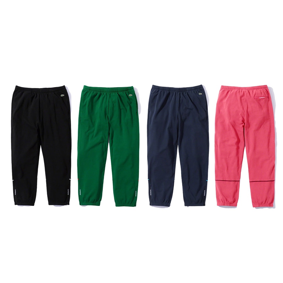 Details on Supreme LACOSTE Pique Pant from fall winter
                                            2019 (Price is $148)