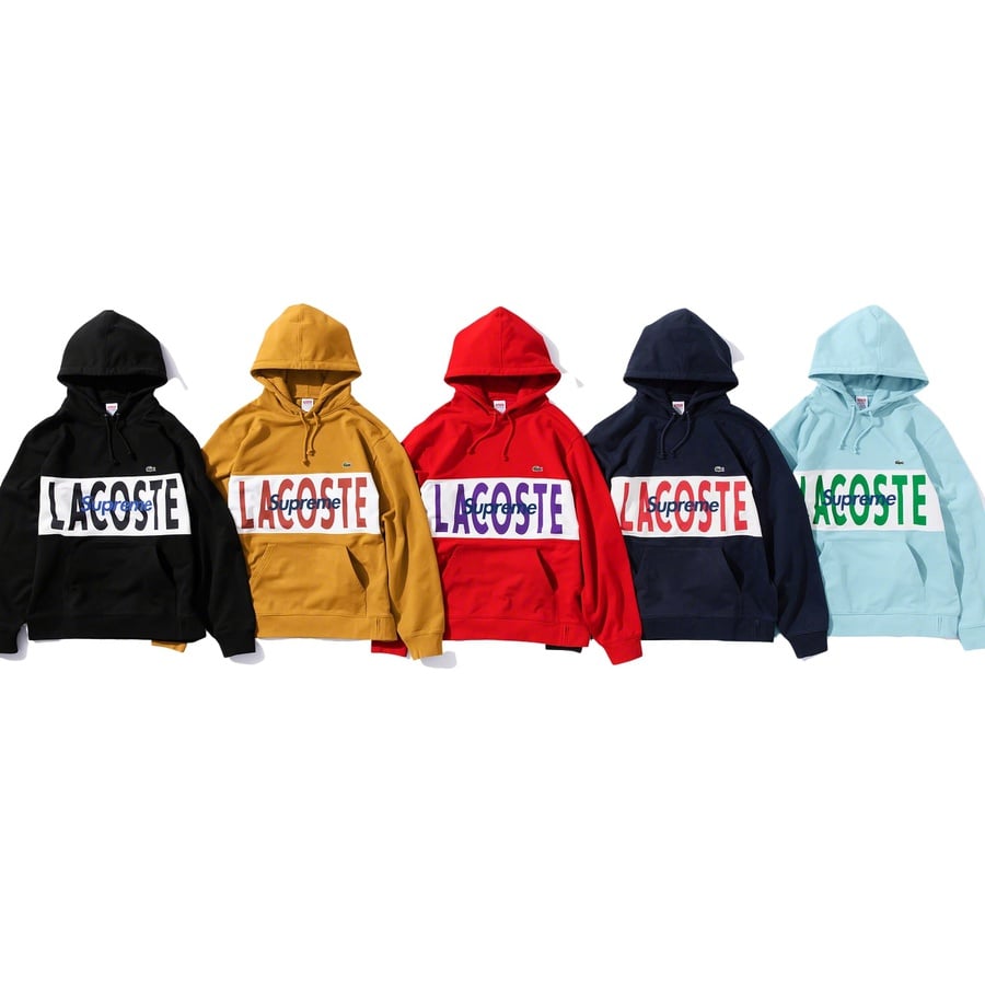 hoodie supreme lacoste