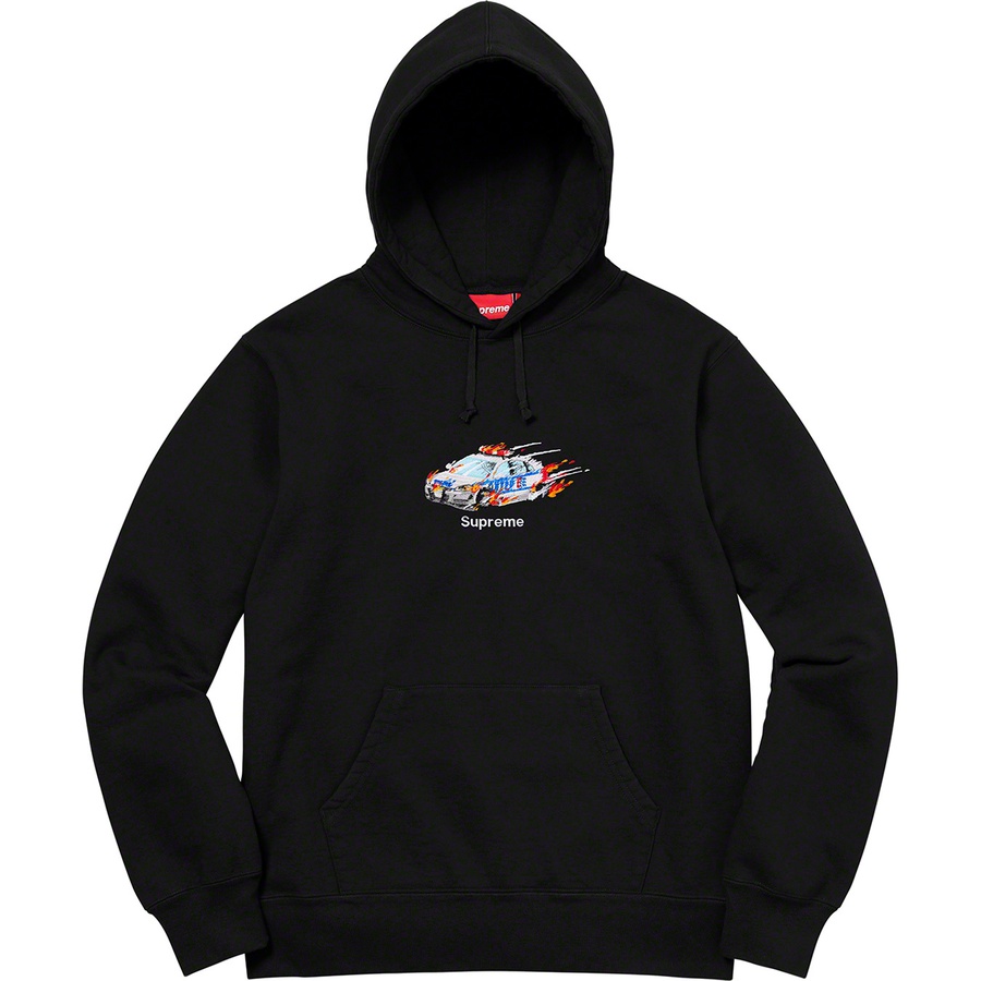 Details on Cop Car Hooded Sweatshirt Black from fall winter
                                                    2019 (Price is $158)