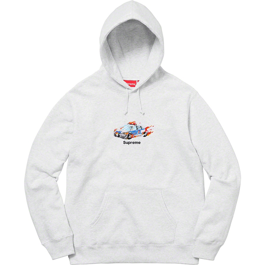 Details on Cop Car Hooded Sweatshirt Ash Grey from fall winter
                                                    2019 (Price is $158)