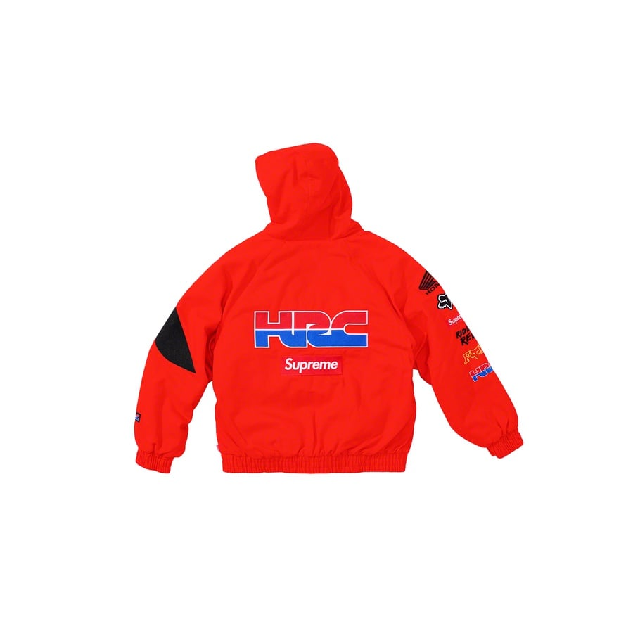 Details on Supreme Honda Fox Racing Puffy Zip Up Jacket  from fall winter
                                                    2019 (Price is $258)