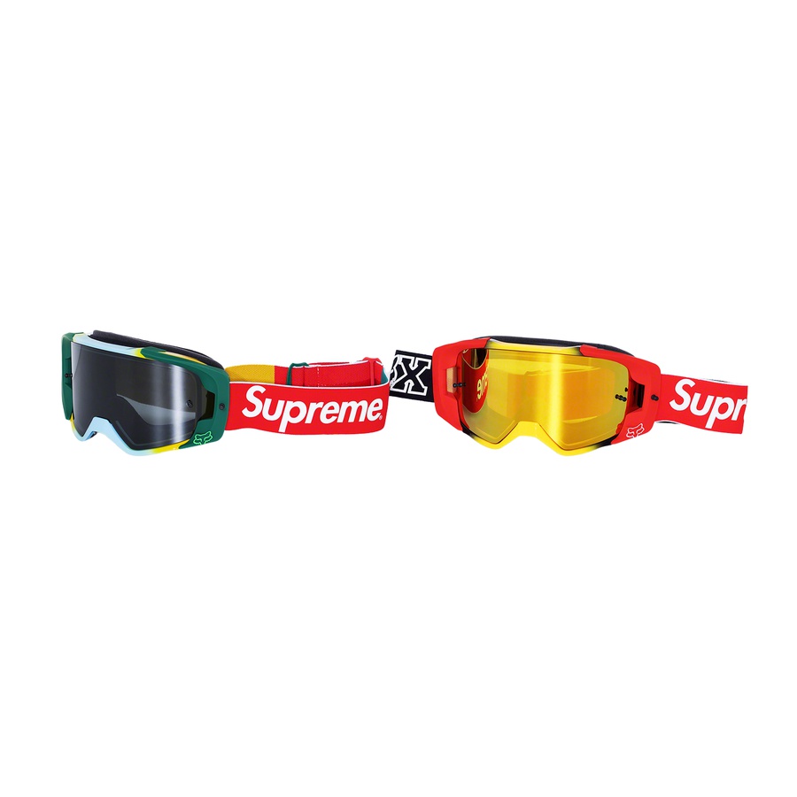 Details on Supreme Honda Fox Racing Vue Goggles from fall winter
                                            2019 (Price is $158)