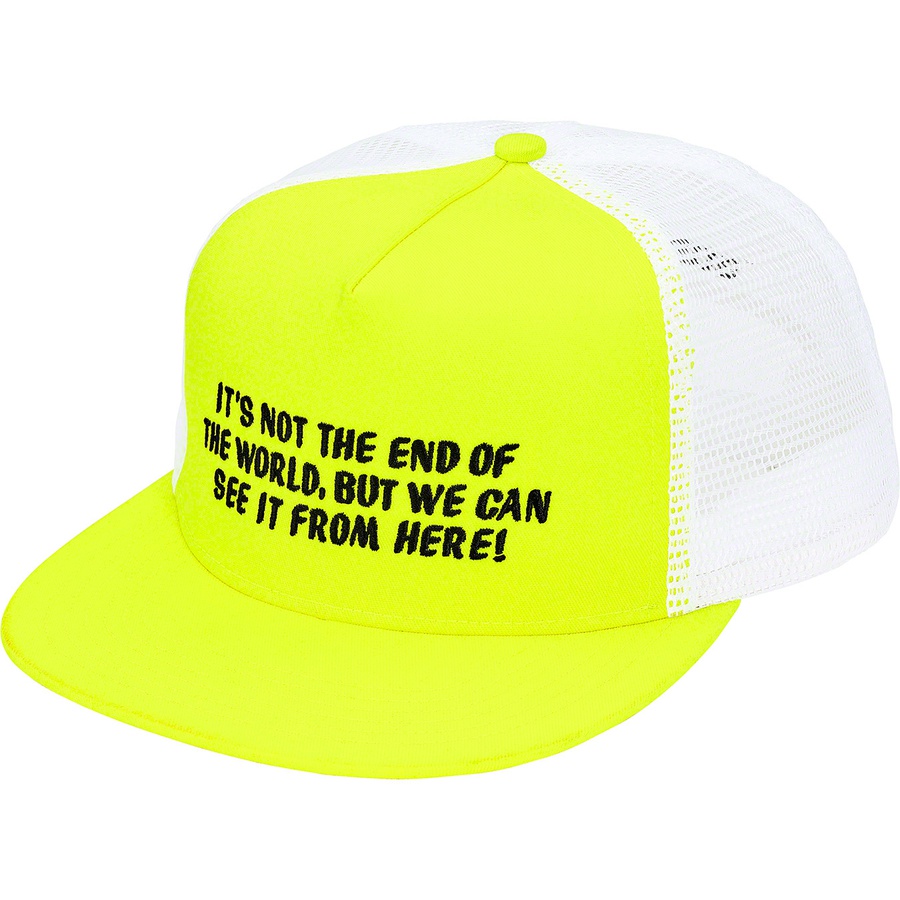 Details on End of the World Mesh Back 5-Panel Lime from fall winter
                                                    2019 (Price is $42)