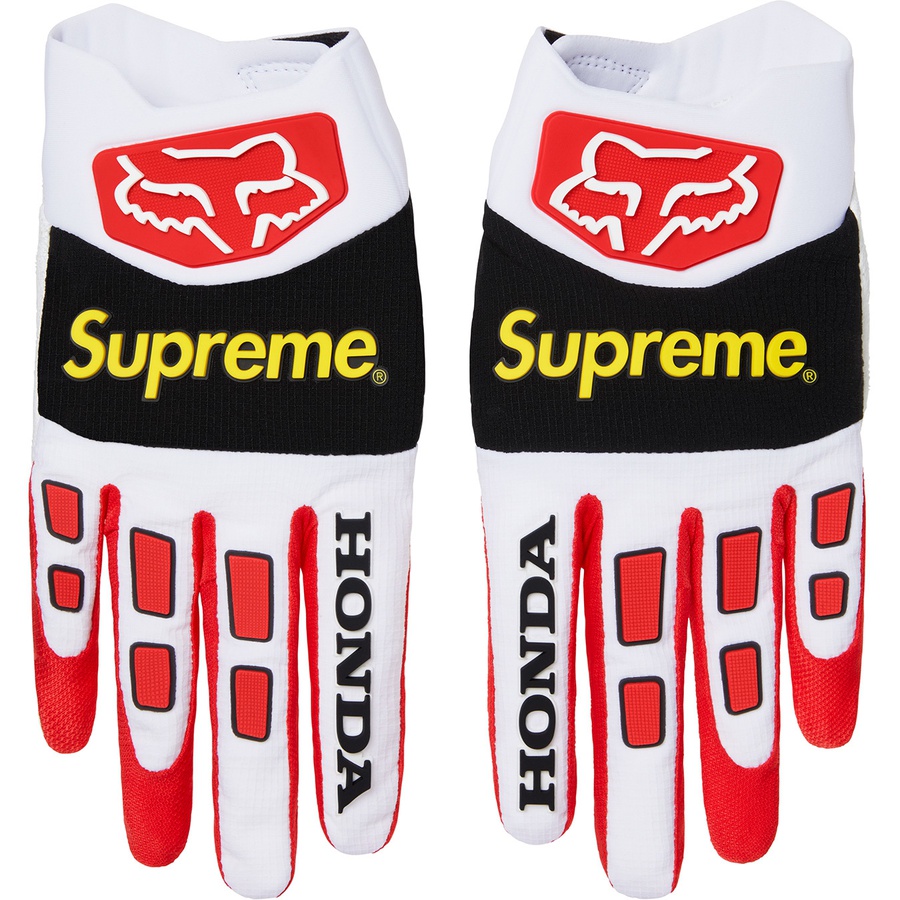 Details on Supreme Honda Fox Racing Gloves Red from fall winter
                                                    2019 (Price is $88)