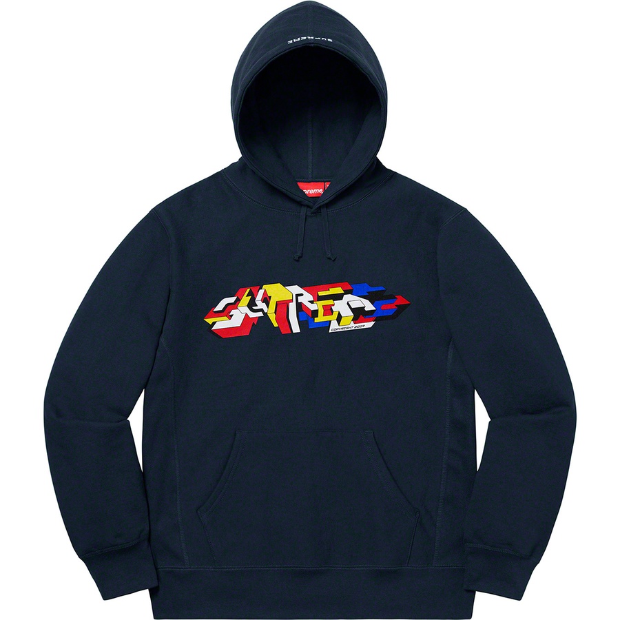 Details on Delta Logo Hooded Sweatshirt Navy from fall winter
                                                    2019 (Price is $158)