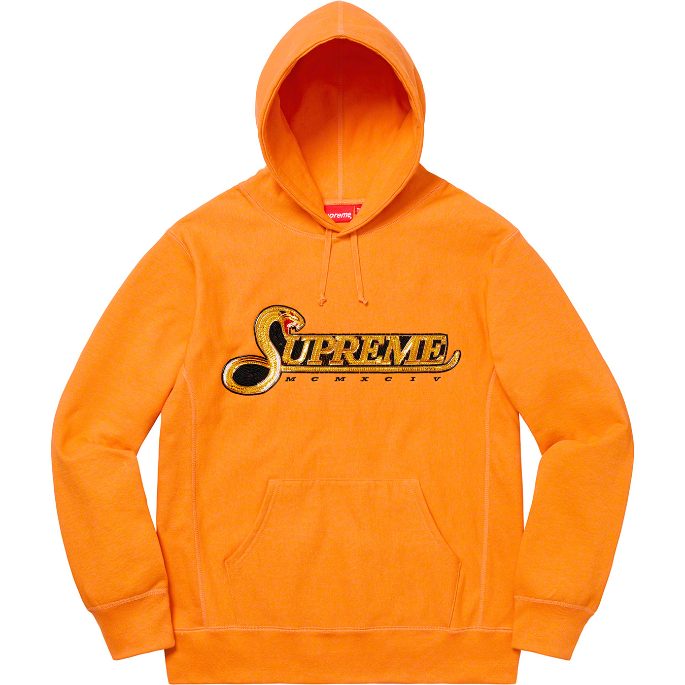 Sequin Viper Hooded Sweatshirt - fall winter 2019 - Supreme