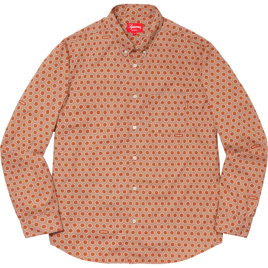 Details on Monogram Shirt Dark Orange from fall winter
                                                    2019 (Price is $128)