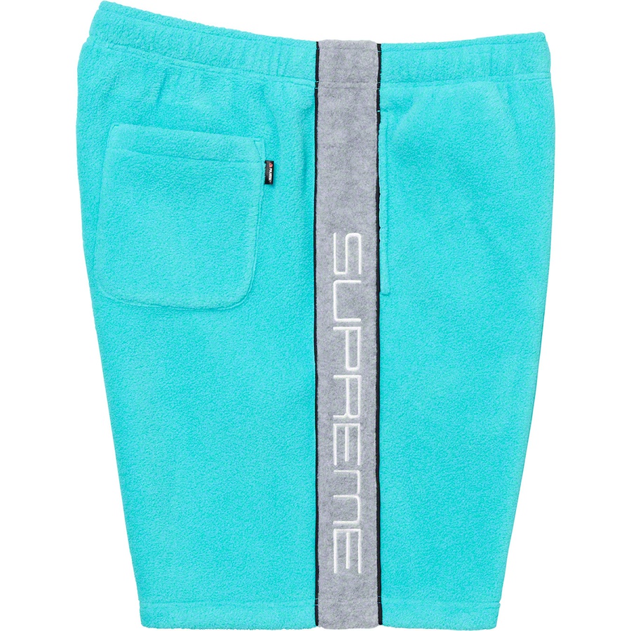 Details on Polartec Short Light Blue from fall winter
                                                    2019 (Price is $118)