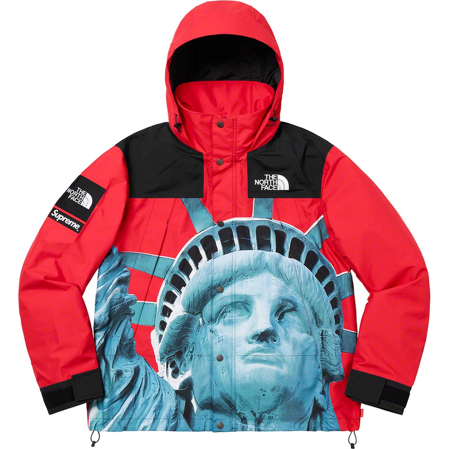 Supreme®/The North Face® Statue of Liberty Mountain Jacket Red