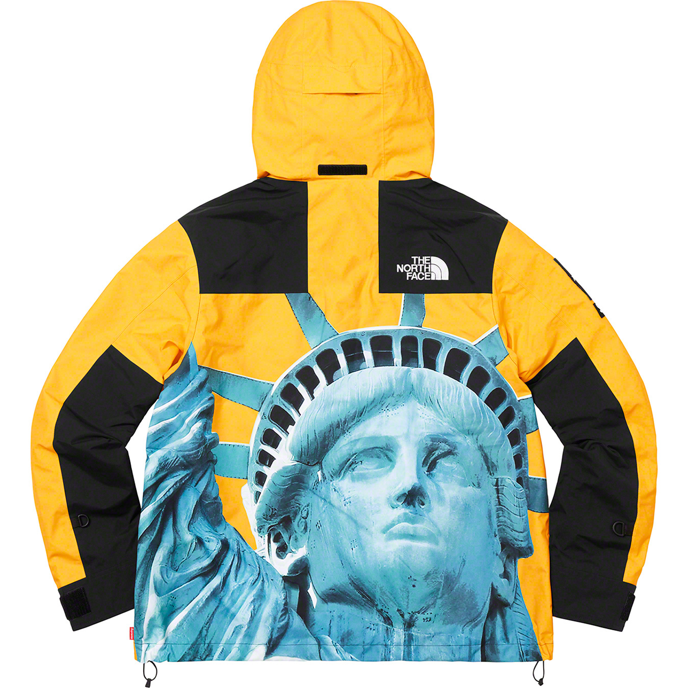 Supreme TNF North Face Mountain Jacket Statue of Liberty FW19 Black XL