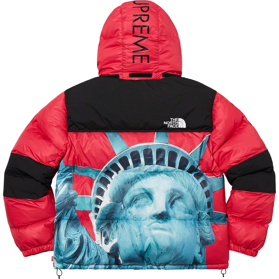 Supreme®/The North Face® Statue of Liberty Baltoro Jacket Red