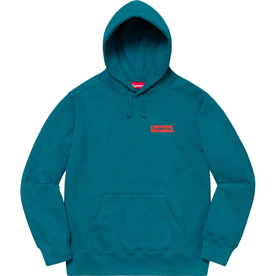 Details on Stop Crying Hooded Sweatshirt Marine Blue from fall winter
                                                    2019 (Price is $158)