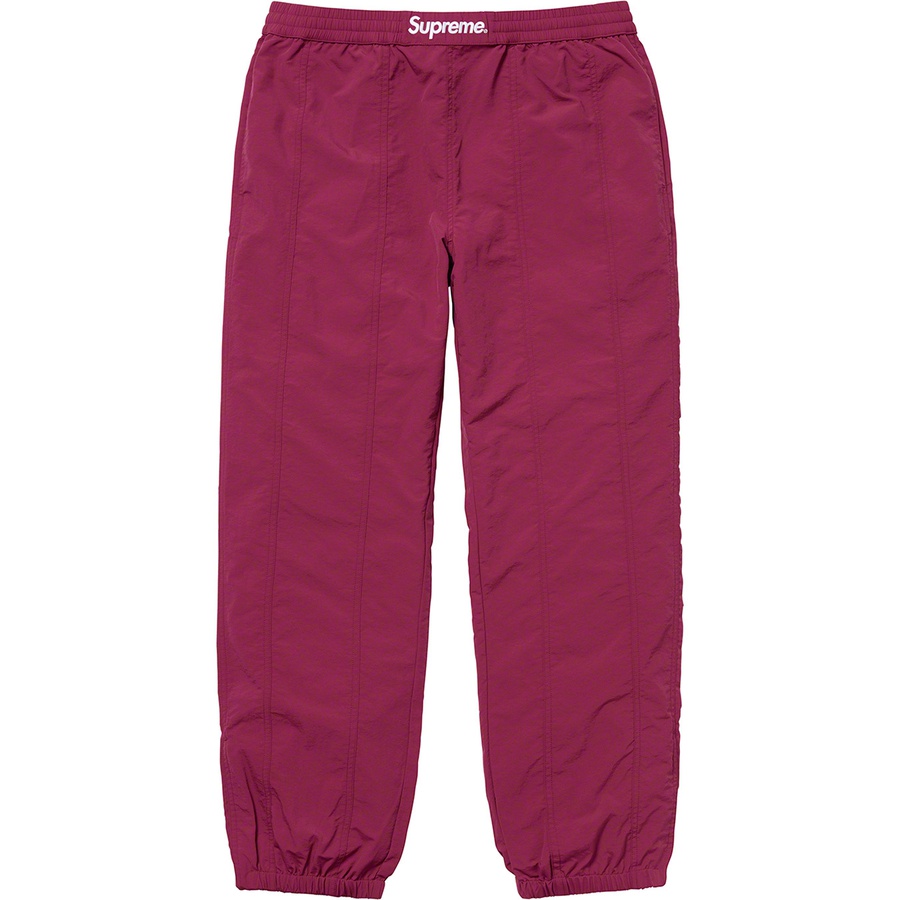 Details on Paneled Warm Up Pant Plum from fall winter
                                                    2019 (Price is $128)