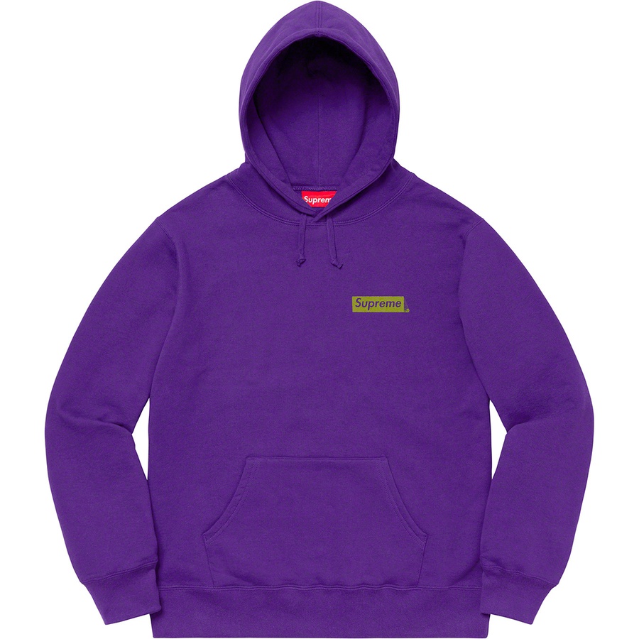 Details on Stop Crying Hooded Sweatshirt Purple from fall winter
                                                    2019 (Price is $158)
