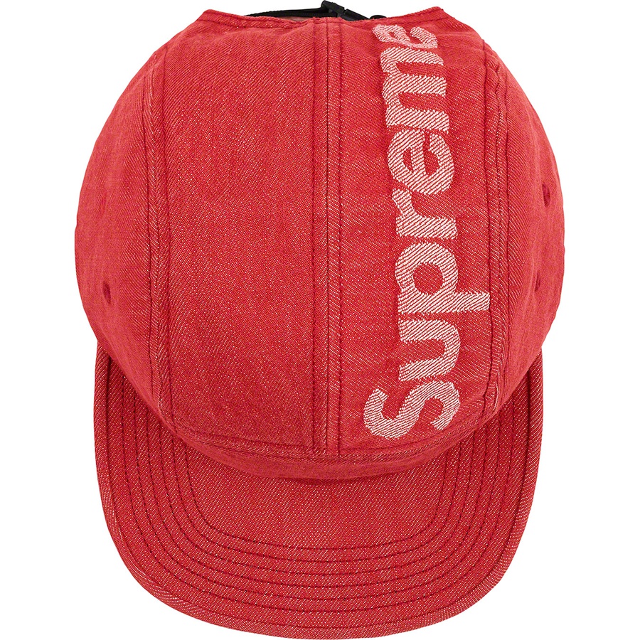 Details on Top Logo Denim Camp Cap Red from fall winter
                                                    2019 (Price is $54)