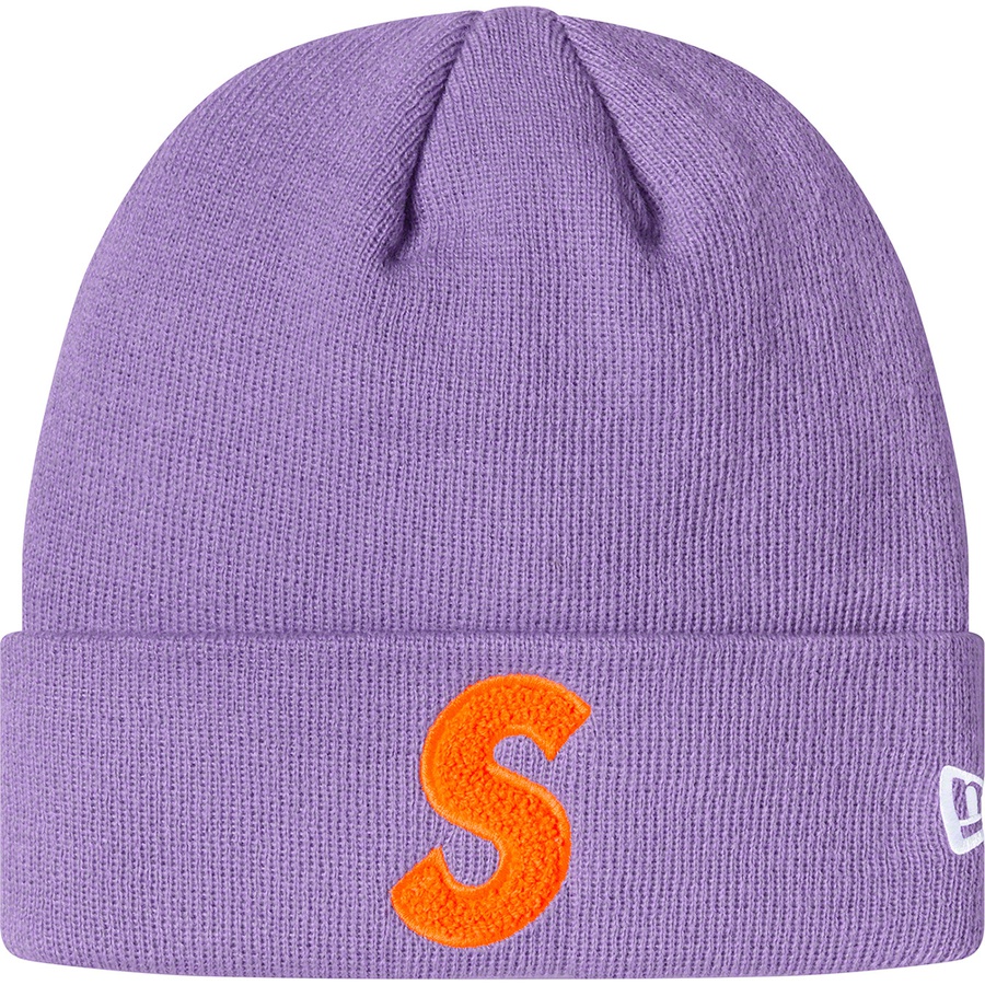 Details on New Era S Logo Beanie Light Violet from fall winter
                                                    2019 (Price is $38)