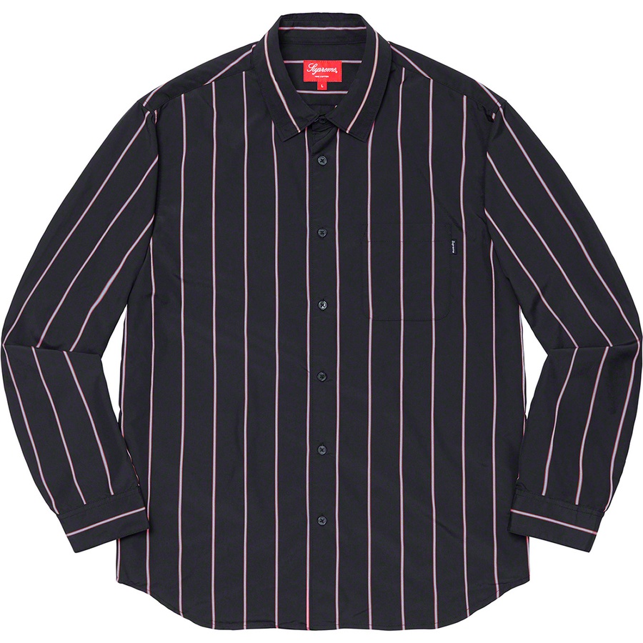 Details on Stripe Shirt Black from fall winter
                                                    2019 (Price is $128)
