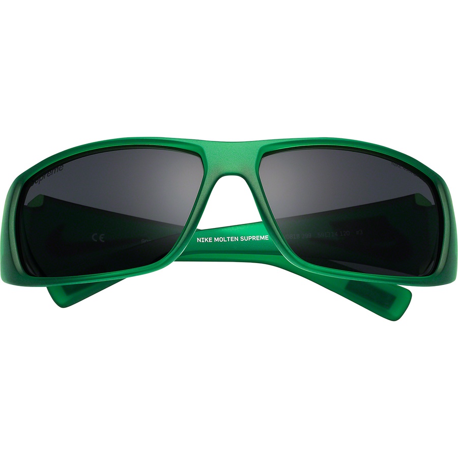 Details on Supreme Nike Sunglasses Frosted Green from fall winter
                                                    2019 (Price is $99)