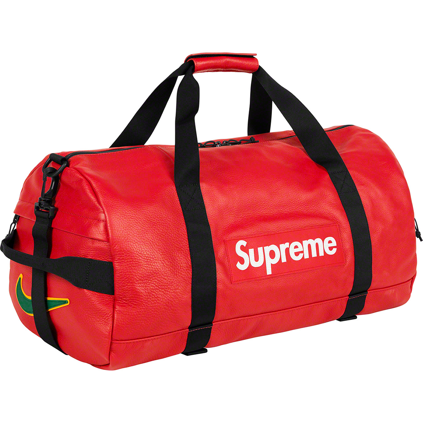Supreme Nike Leather Duffle Bag RedSupreme Nike Leather Duffle Bag Red -  OFour