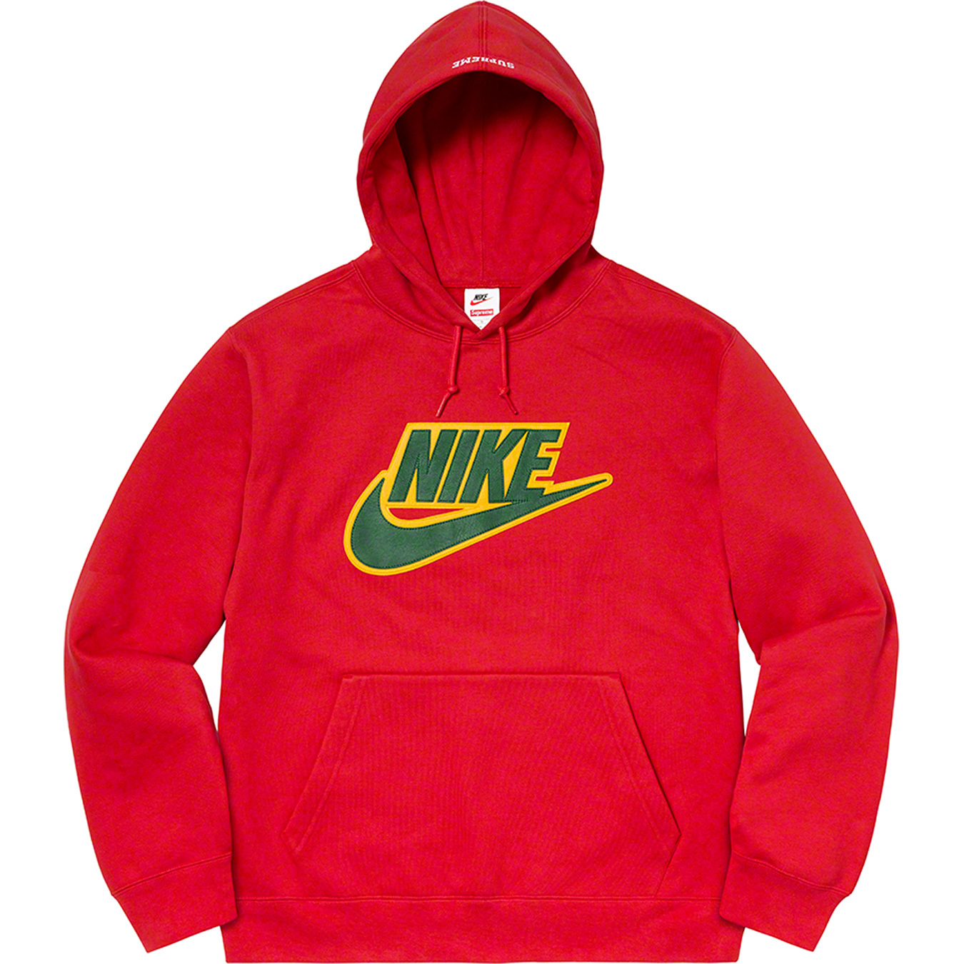 Supreme Nike Leather Hooded Sweatshirt M